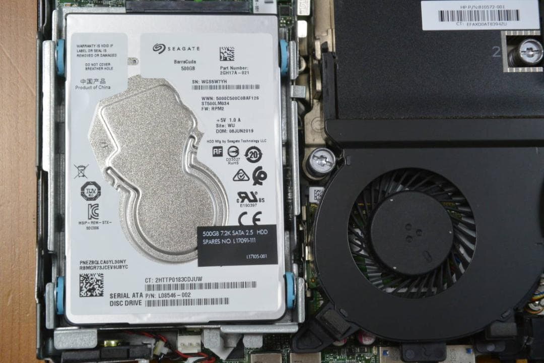 超小型 10Pro i3-3.2GHz 8GB SSD256GB+500GB○9