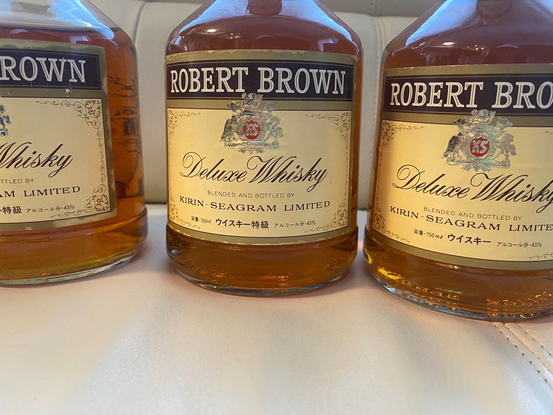 古酒ROBERT BROWN デラックスウイスキー 4本セット 飲料・酒