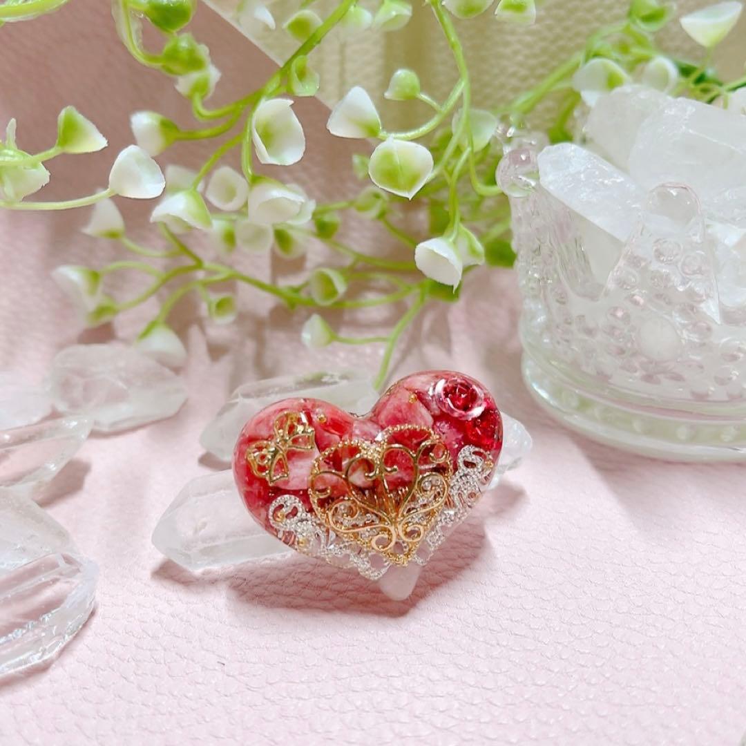 癒しのオルゴナイト❤️ミルキークンツァイト＋ラリマー＋ゴールド