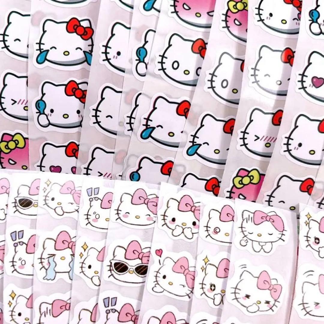 サンリオ キティちゃん ロールシール 切り売り 21種類 100枚 - メルカリ