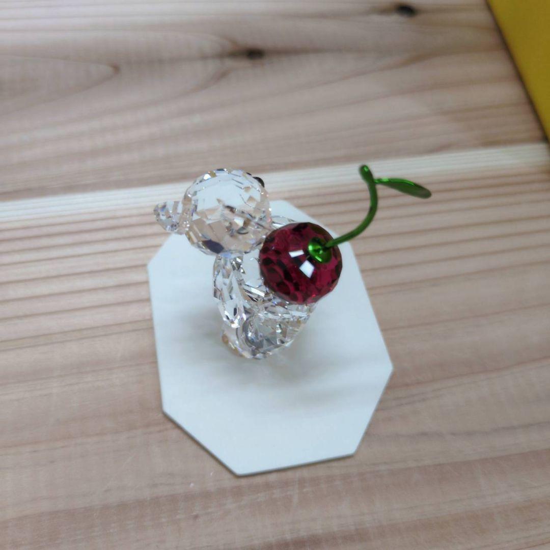 最終価格　新品 スワロフスキー Krisベア チェリー カップル 5675393