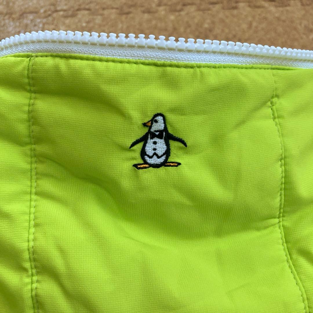 【美品】マンシングウェアmunsingwearダウンジャケットLLレディース黄緑