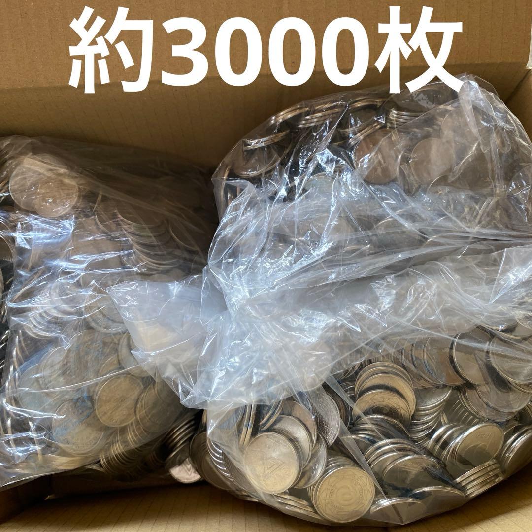 パチスロメダル 約3000枚 (約15.6㎏)　スロット  25パイ パチスロメダル 約3000枚 (約15.6㎏) スロット コイン 25パイ - メルカリ