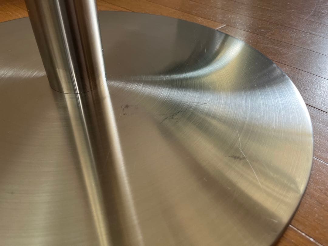 モダンスタイル　ガラステーブル　φ800 ミッドセンチュリー　ダイニング　カフェ