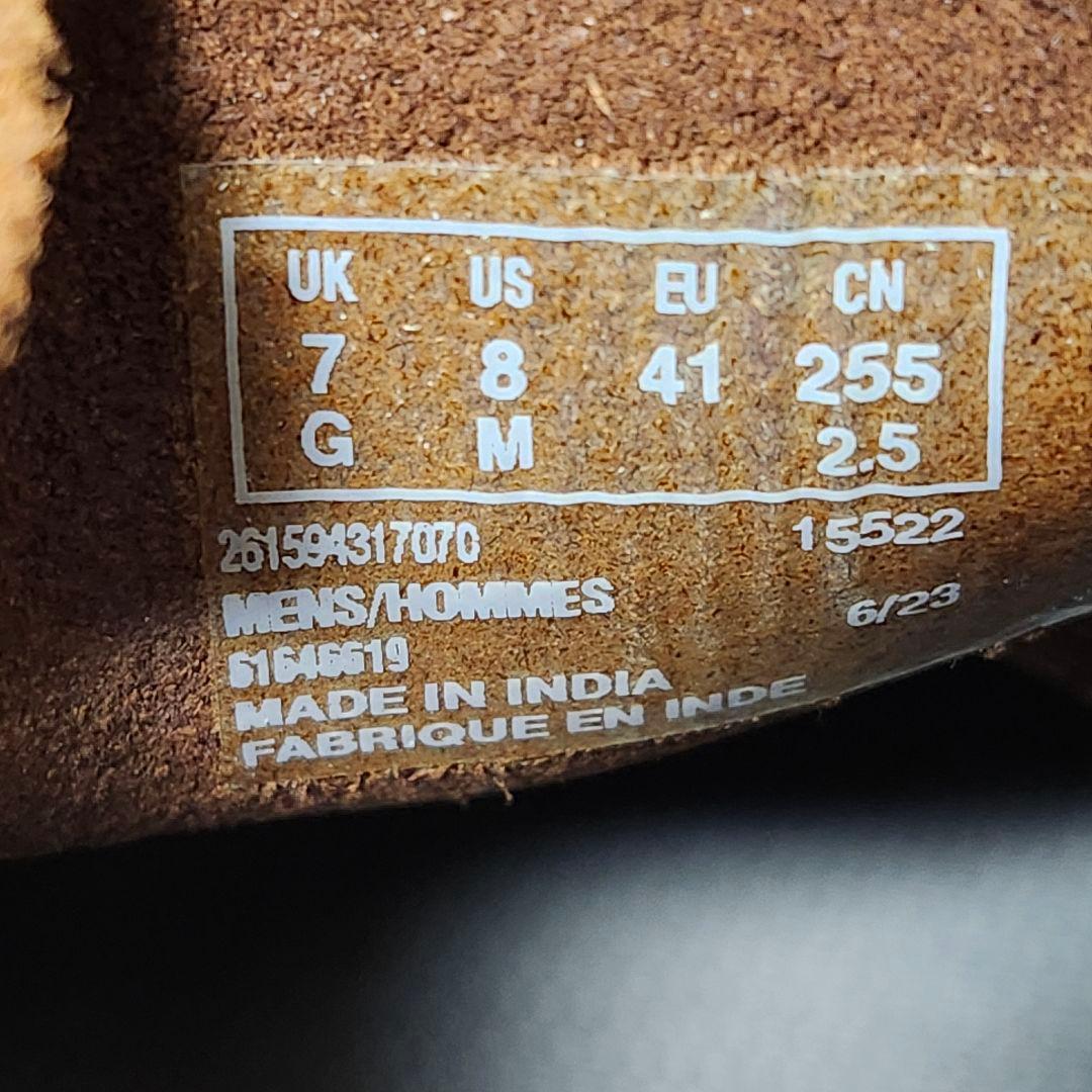 【 Clarks レザーシューズ✨】 ワラビー モカシン ブラウン 25.5cm