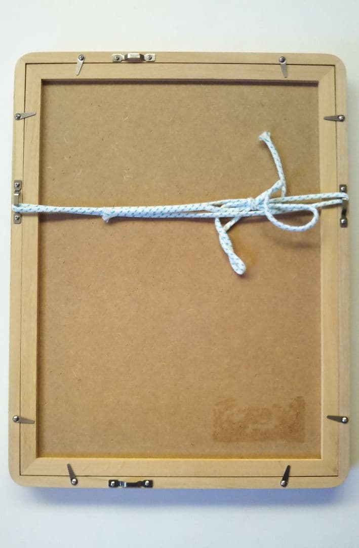 【原画】『永き眠りからの目覚め』（ウォンバット　絵画　苔　植物　森）