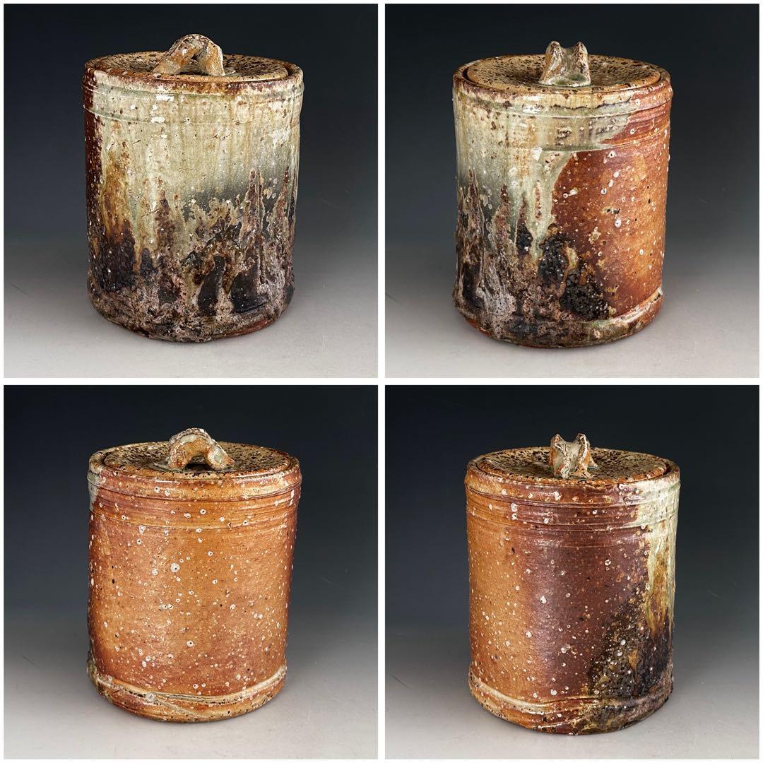 茶道具 古伊賀写 水指 上田直方 共箱 伊賀 陶芸 稽古 茶会 侘び