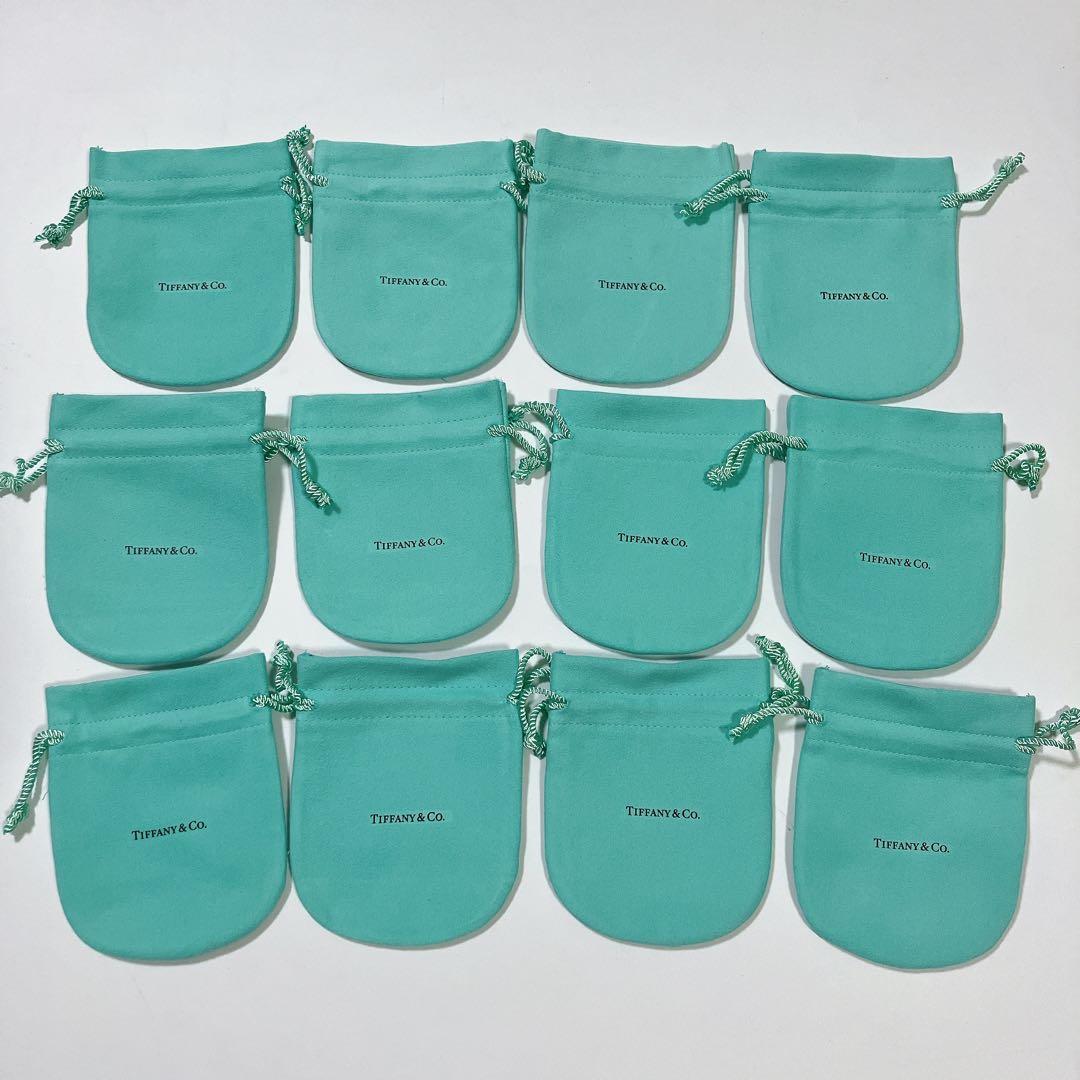 極美品 ティファニー 巾着袋 保存袋 12枚 アクセサリー入れ 大サイズ