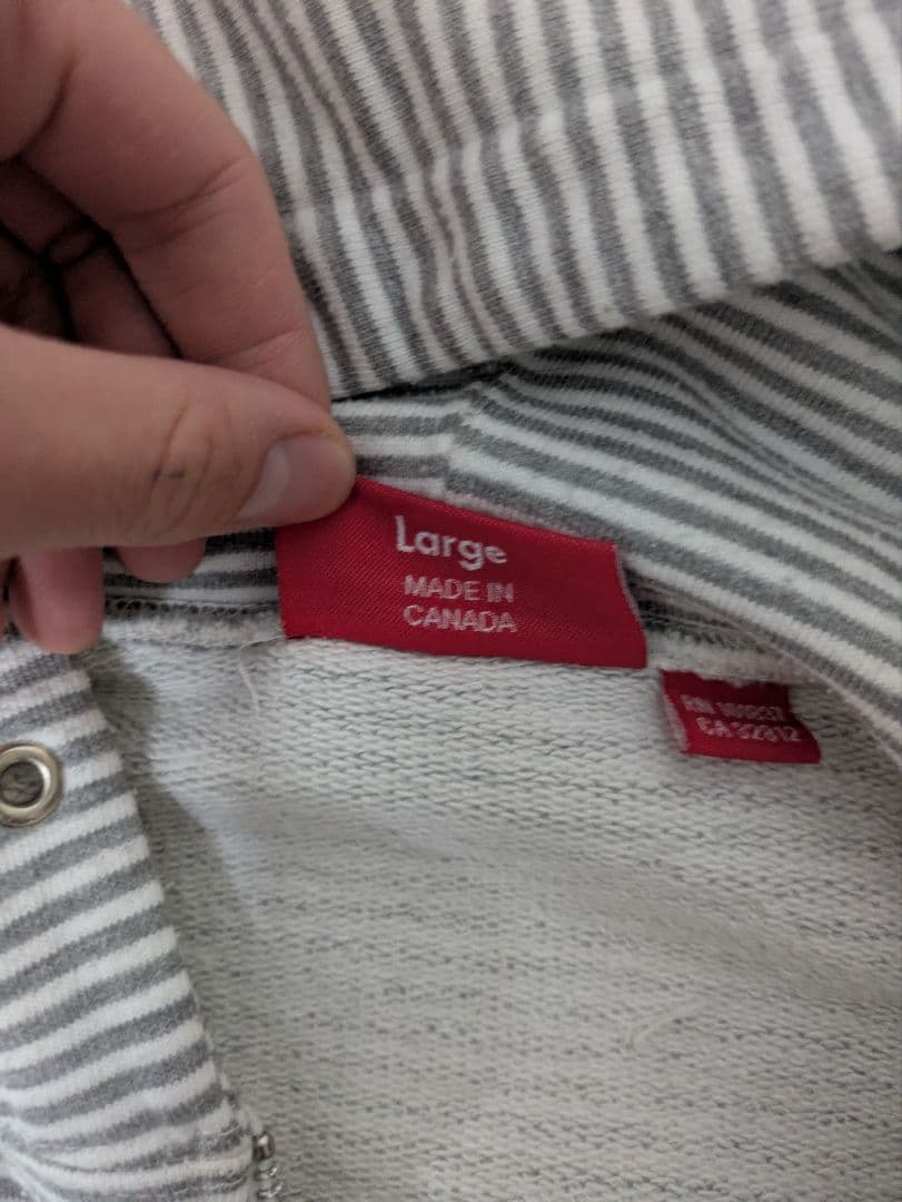 た*ん様 ☆激レア☆初期Supreme　カナダ製　ボーダー　ジップ　パーカー　F