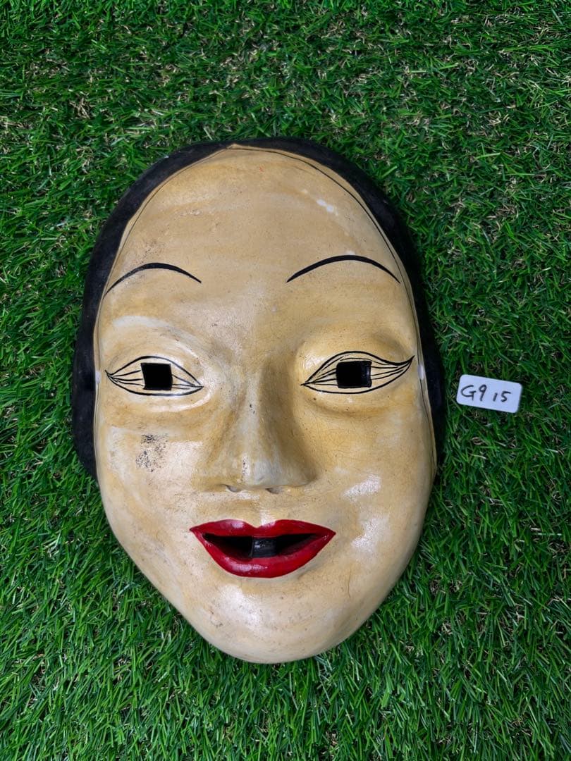 能面 釈迦 釈迦能面陶器製 能面 陶器