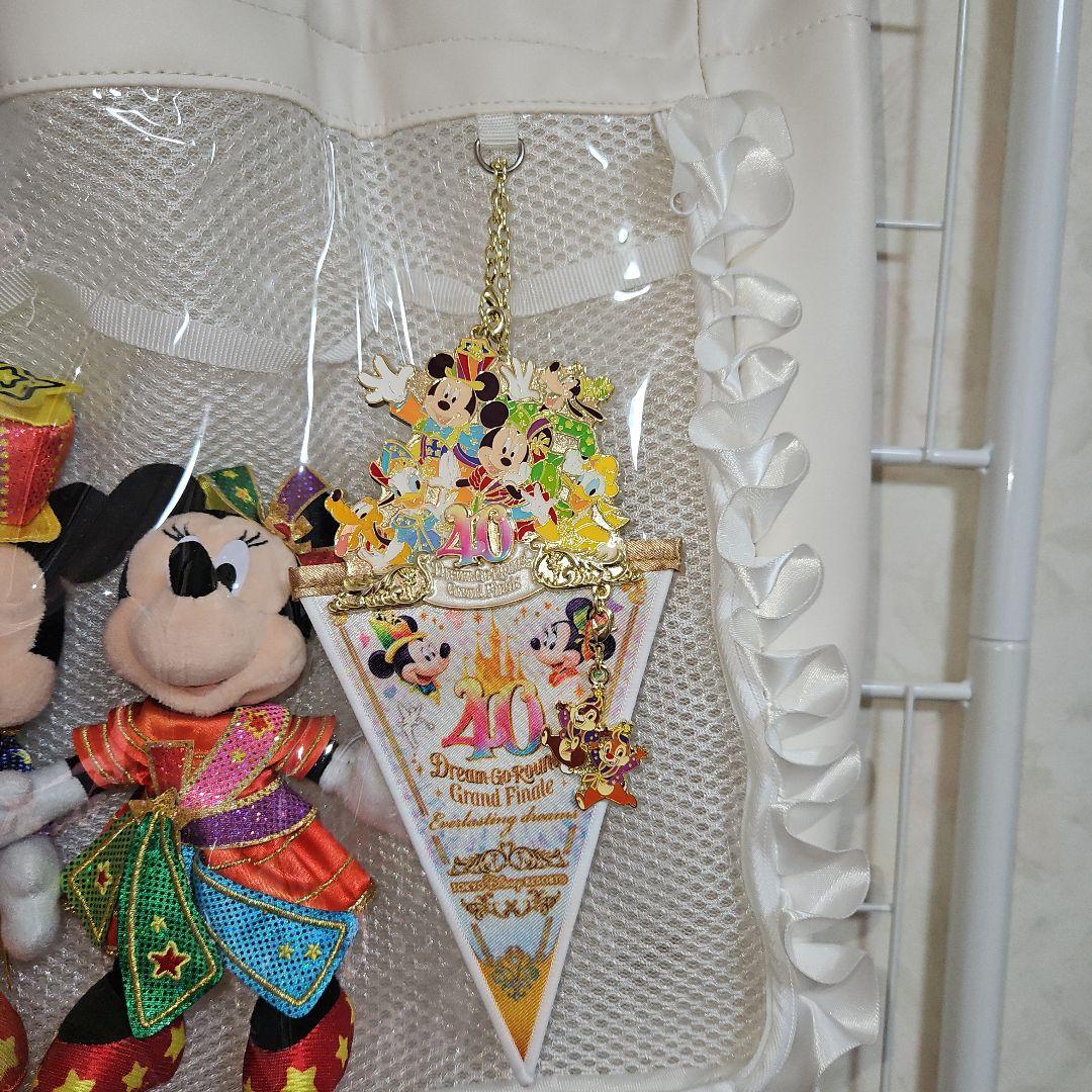 ディズニーランド40周年　ぬいば　ガーランドバッグチャーム　トートバッグ