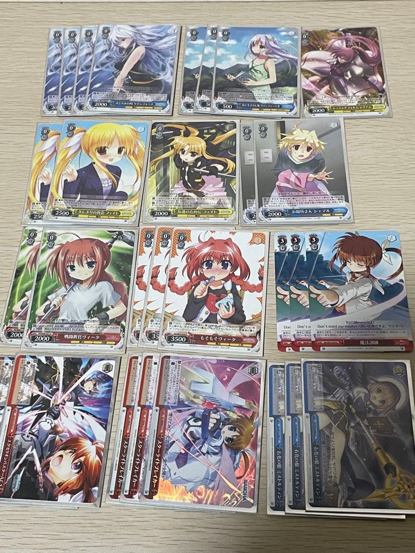 ヴァイスシュヴァルツ 魔法少女リリカルなのはまとめ売り53枚 - メルカリ