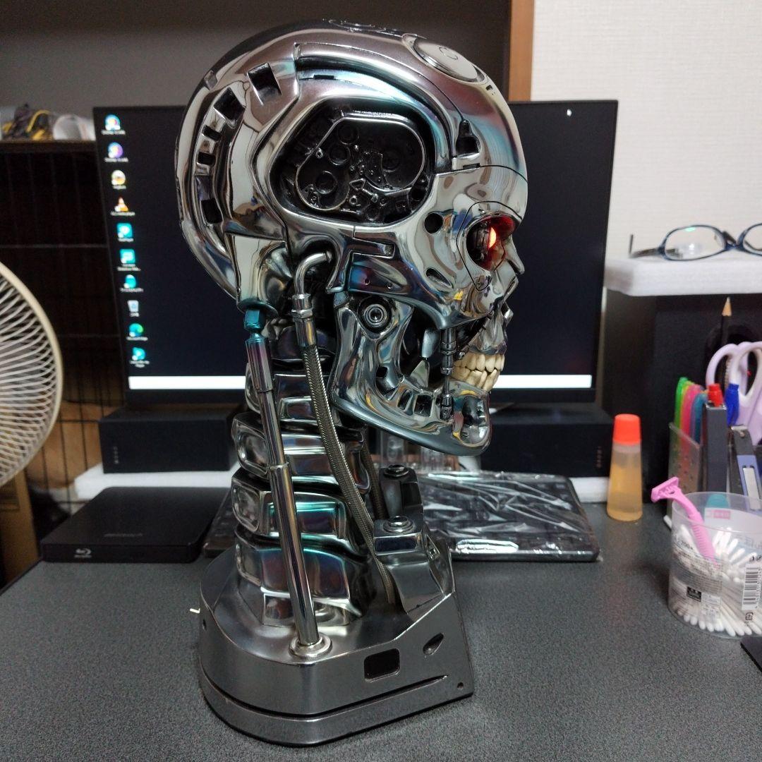 サイドショウ　ターミネーター2　T-800　エンドスケルトン1/1ヘッドレプリカ
