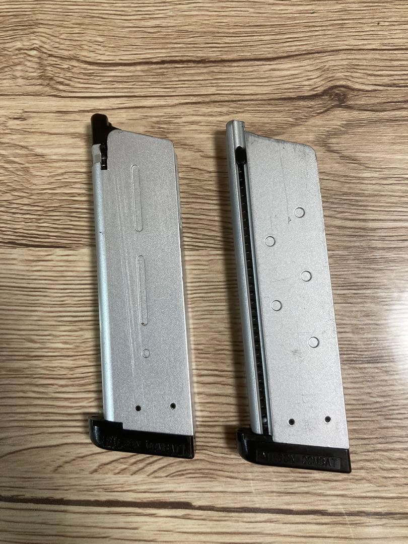 WA MEUピストル　HW製ガスガン　パックマイヤーグリップ装着　マガジン2本