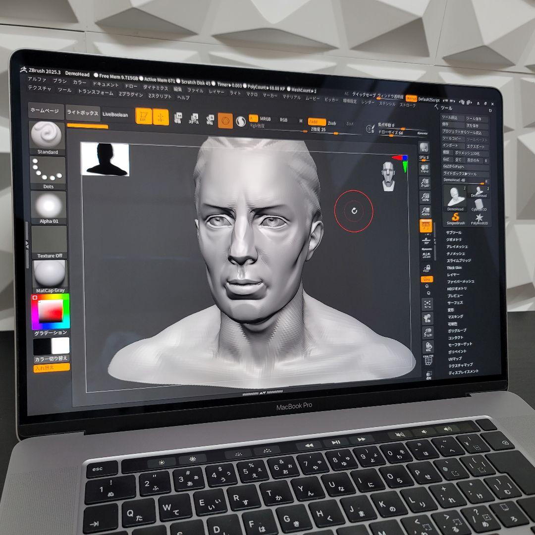 MacBook Pro 16インチ CTO i9 32/2TB CAD&3D設計 MacBook Pro 16インチ