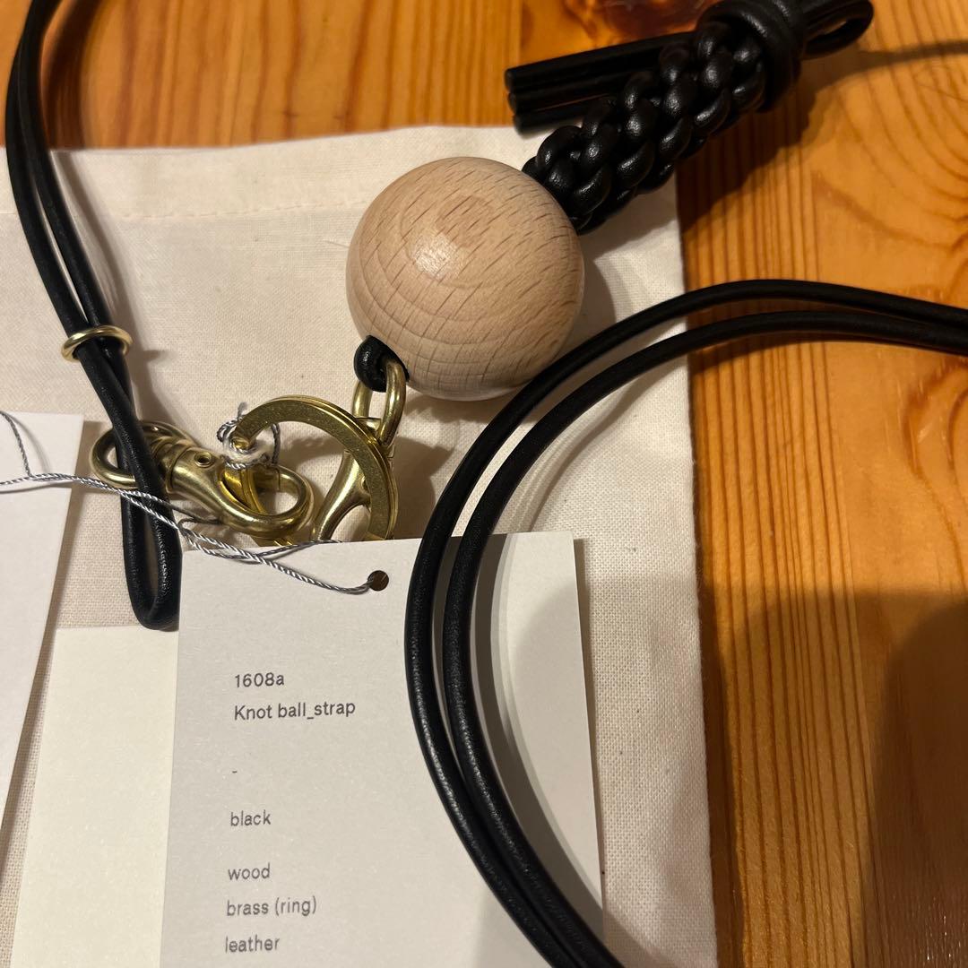 新品　_fot フォート Knot ball_strap black 黒
