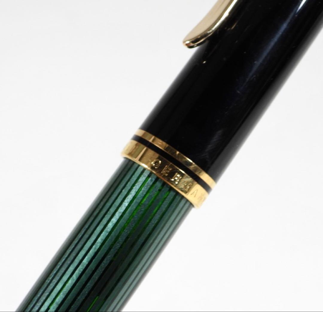 Pelikan 万年筆 スーべレーン 緑縞 F 18C-750