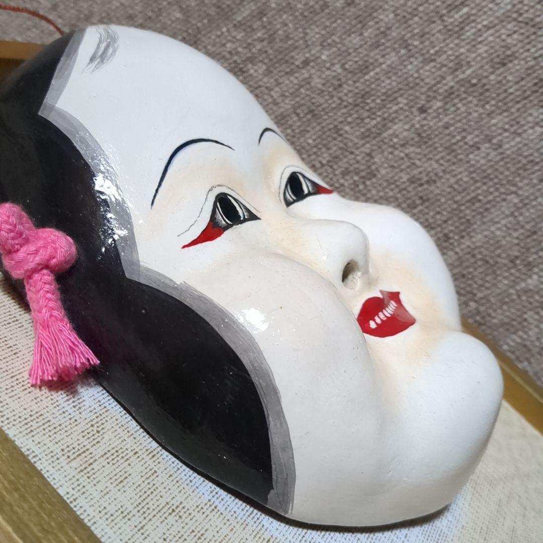 神楽面能面インテリア壁かけミニ