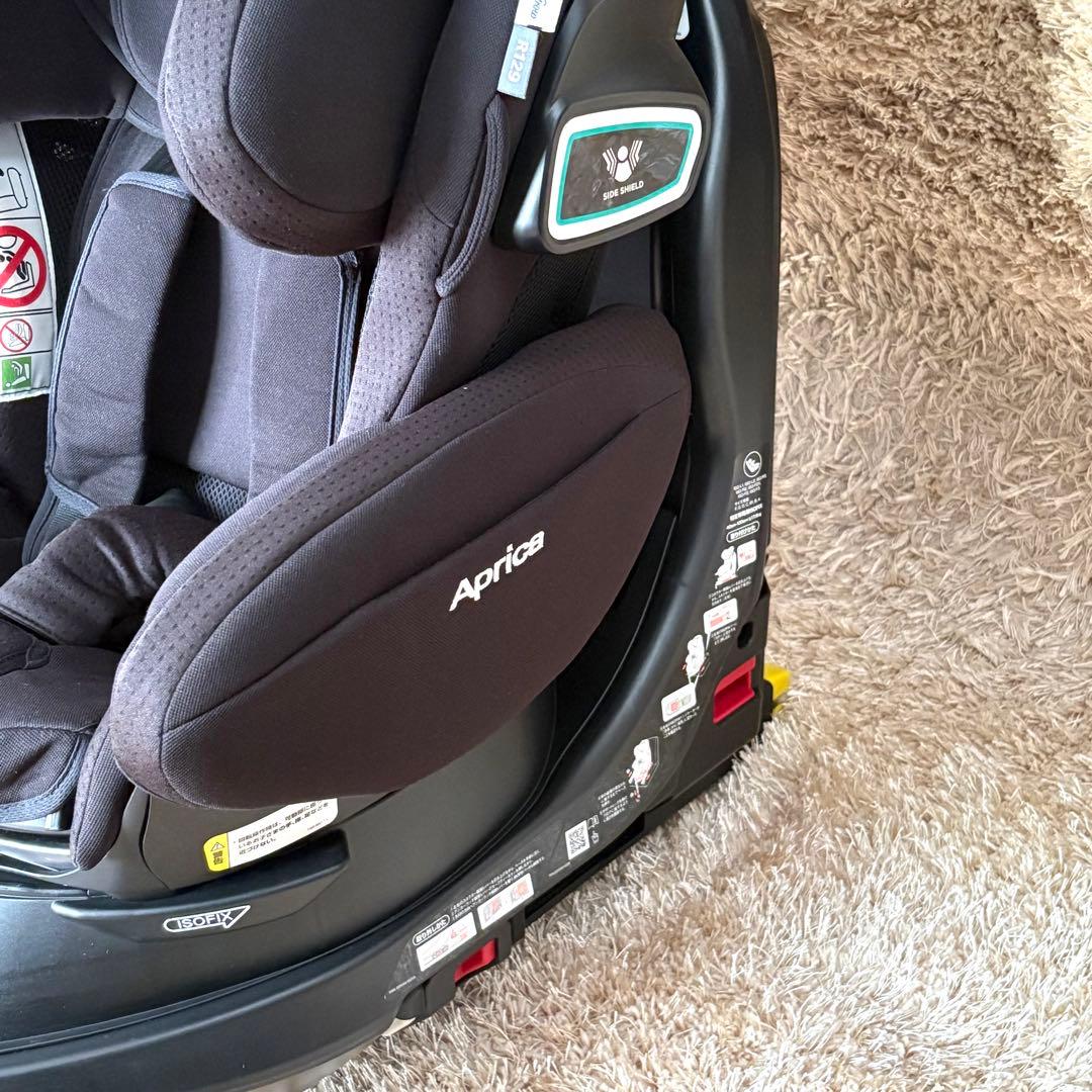 Aprica フラディアグロウ セーフティプラス ブラック ISOFIX 美品