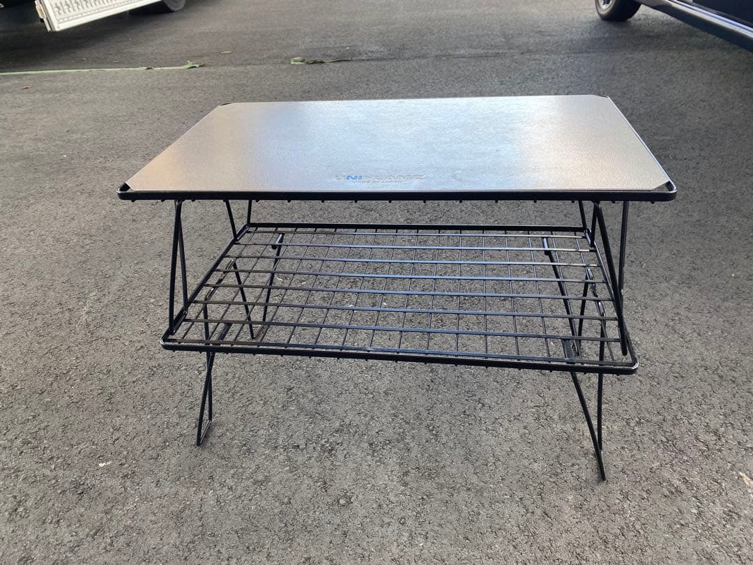 ユニフレーム フィールドラック2枚 ステンレス天板1枚セット