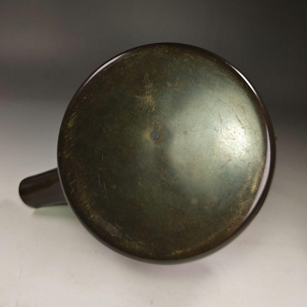 イ988 汁次『唐銅　汁次　木箱』茶道具