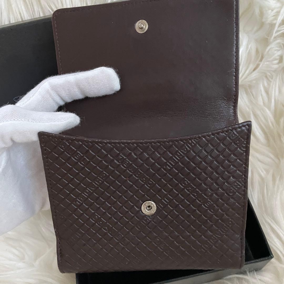 CHANEL シャネル マイクロチョコバー 二つ折り 財布 茶 ピンク 正規品