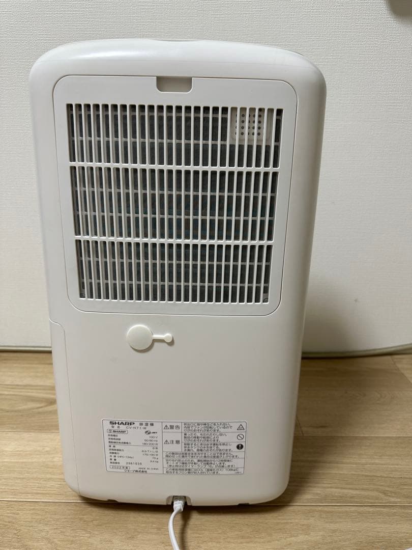 SHARP 除湿機 CV-N71-W [7.1L] 2022 年
