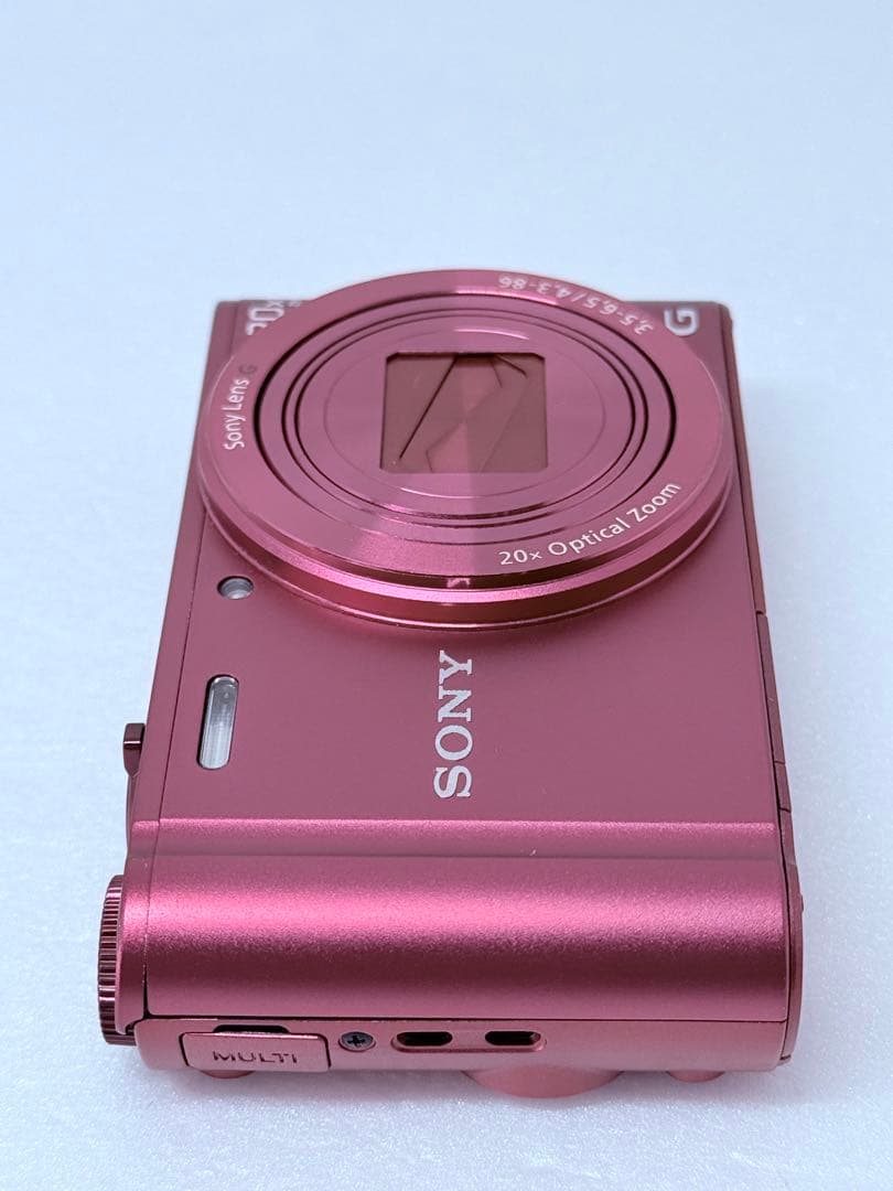 SONY DSC-WX300 レッド 動作確認済 綺麗 エモい撮影 コンデジ テレビ