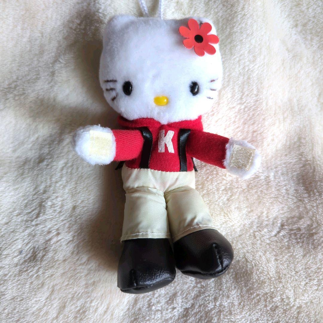 当時物 レア レトロ ハローキティ マスコット ぬいぐるみ キティー