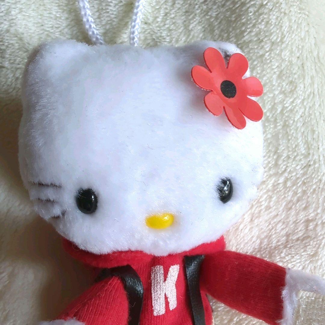 当時物 レア レトロ ハローキティ マスコット ぬいぐるみ キティー