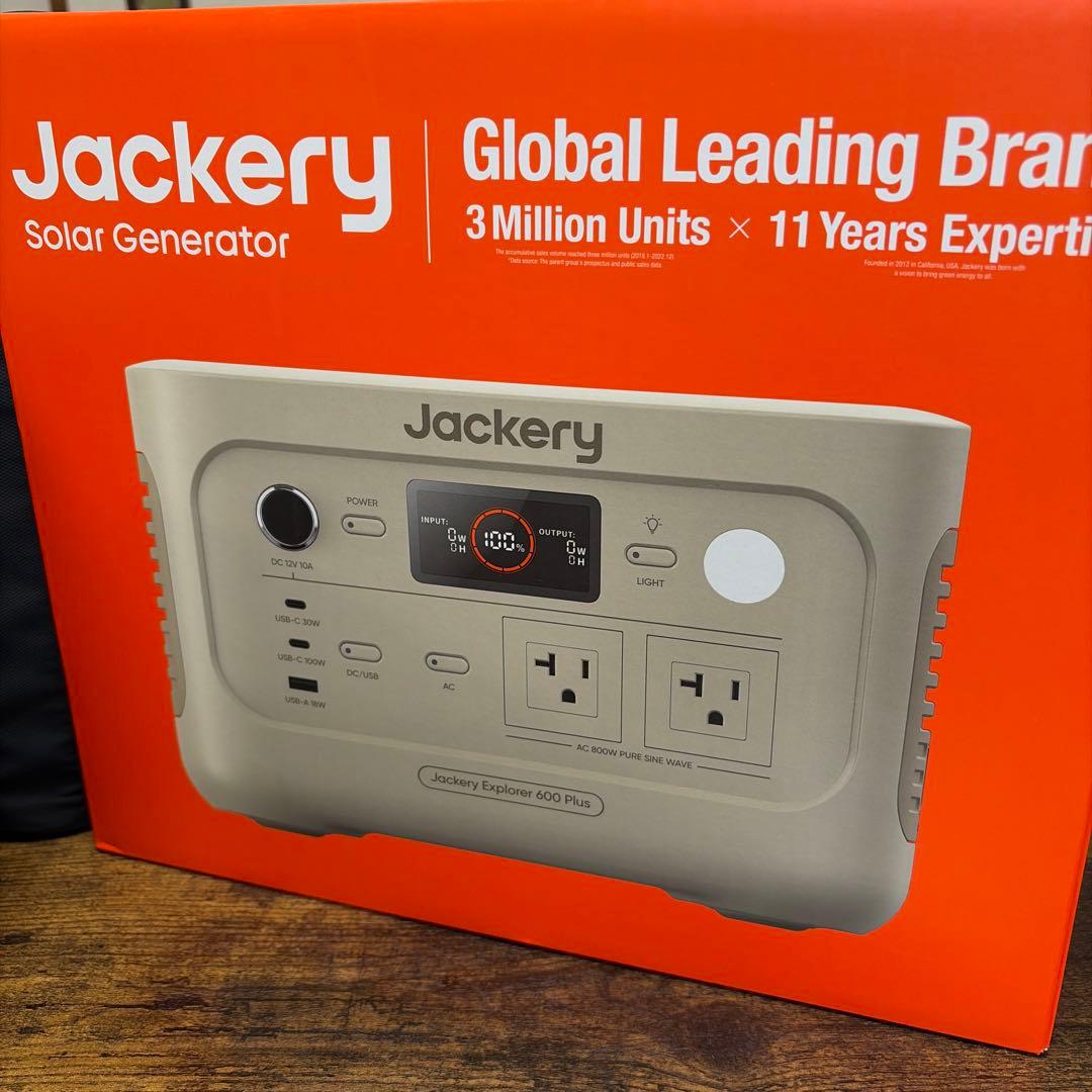 Jackery Explorer 600 Plus サンゴールド ポータブル電源