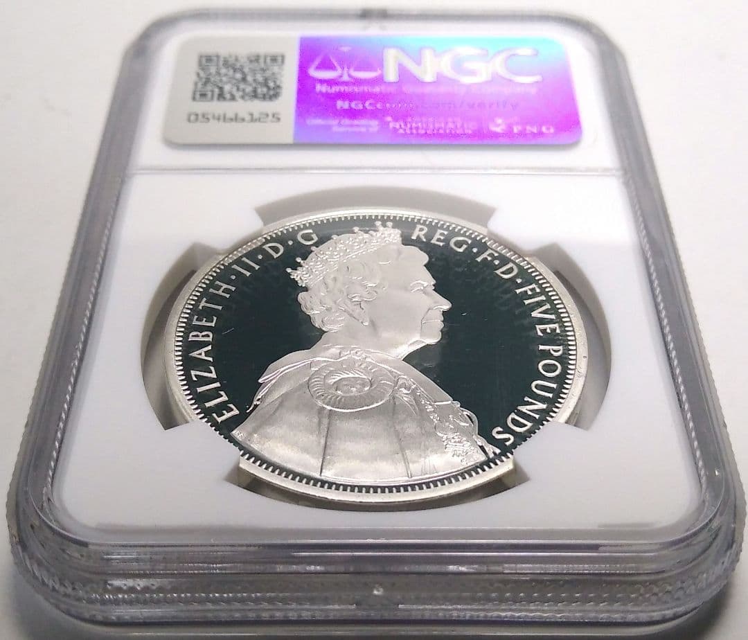 2012 ダイヤモンドジュビリー 5ポンドプルーフ銀貨 NGC PF69UC - メルカリ