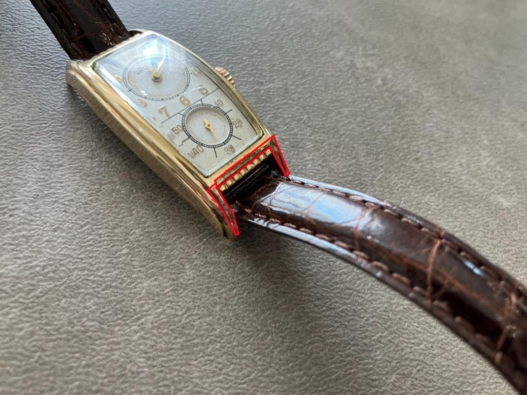 ⭐本日限定⭐️ グリュエン ドクターズウォッチ 30年代 カーベックス