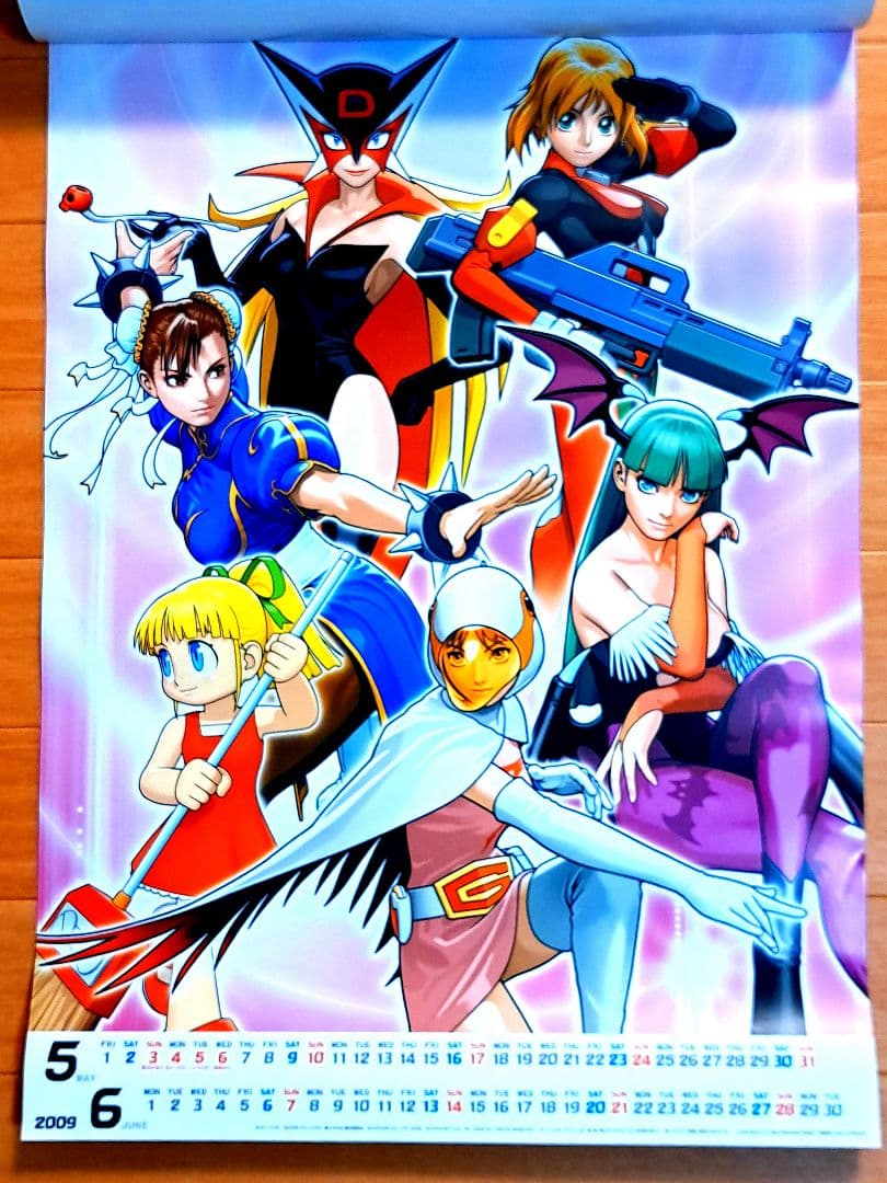 タツノコ VS. CAPCOM 2009年度 オリジナルカレンダー