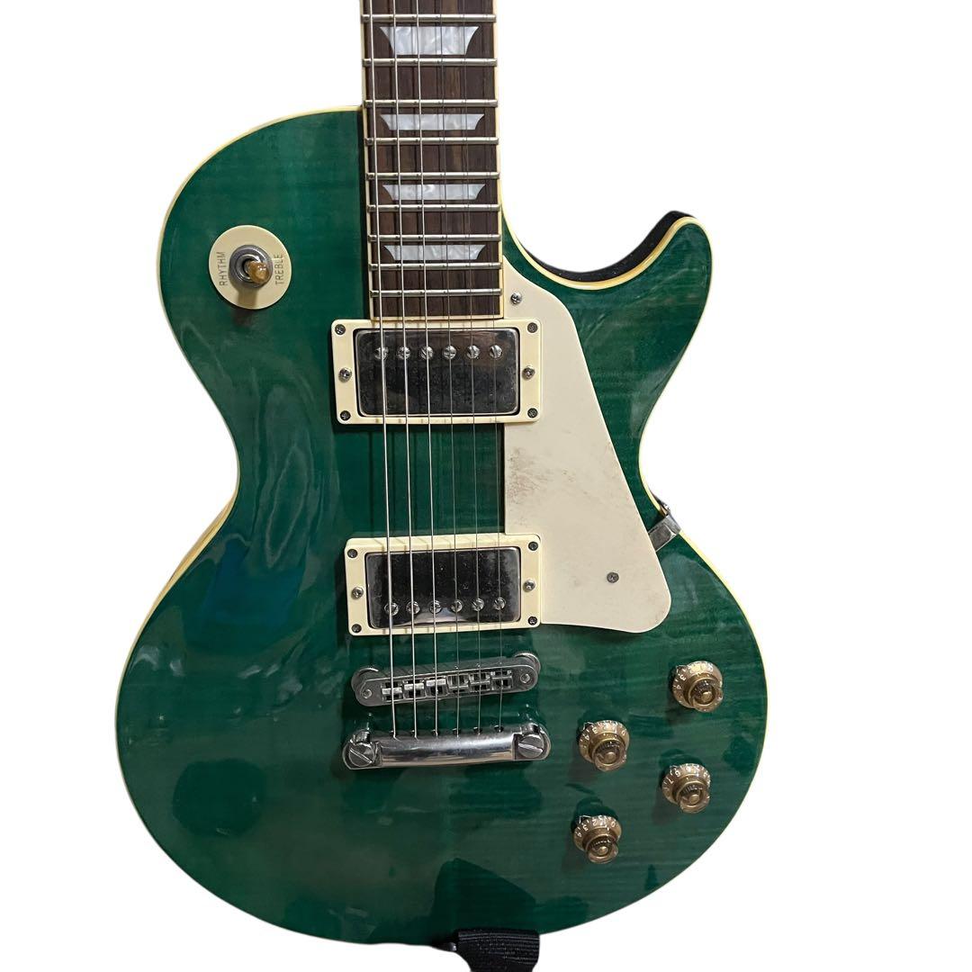 メ0111-21】 Burny LespaulCustomレスポールグリーン - メルカリ