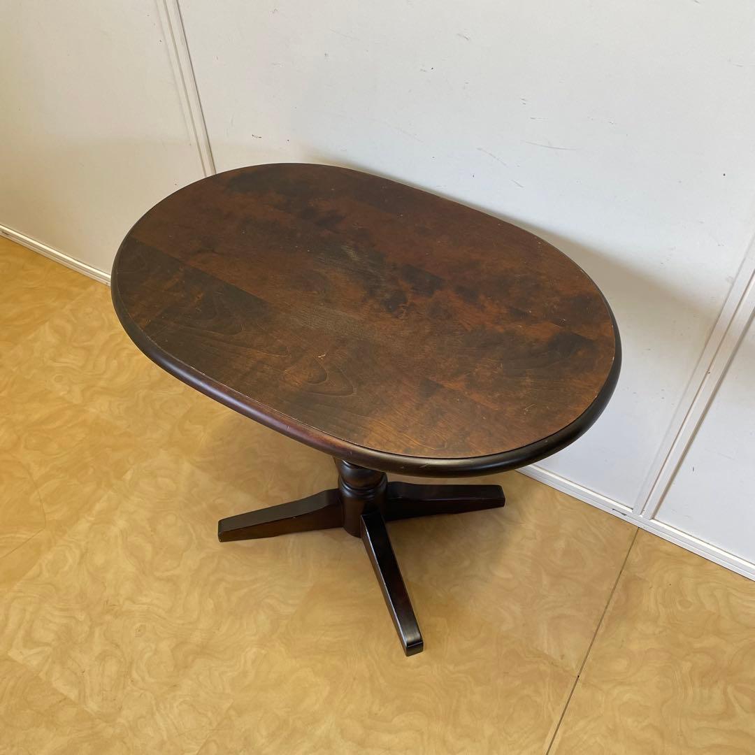 北海道民芸家具 テーブル サイドテーブル ダイニングテーブル 花台 ビンテージ