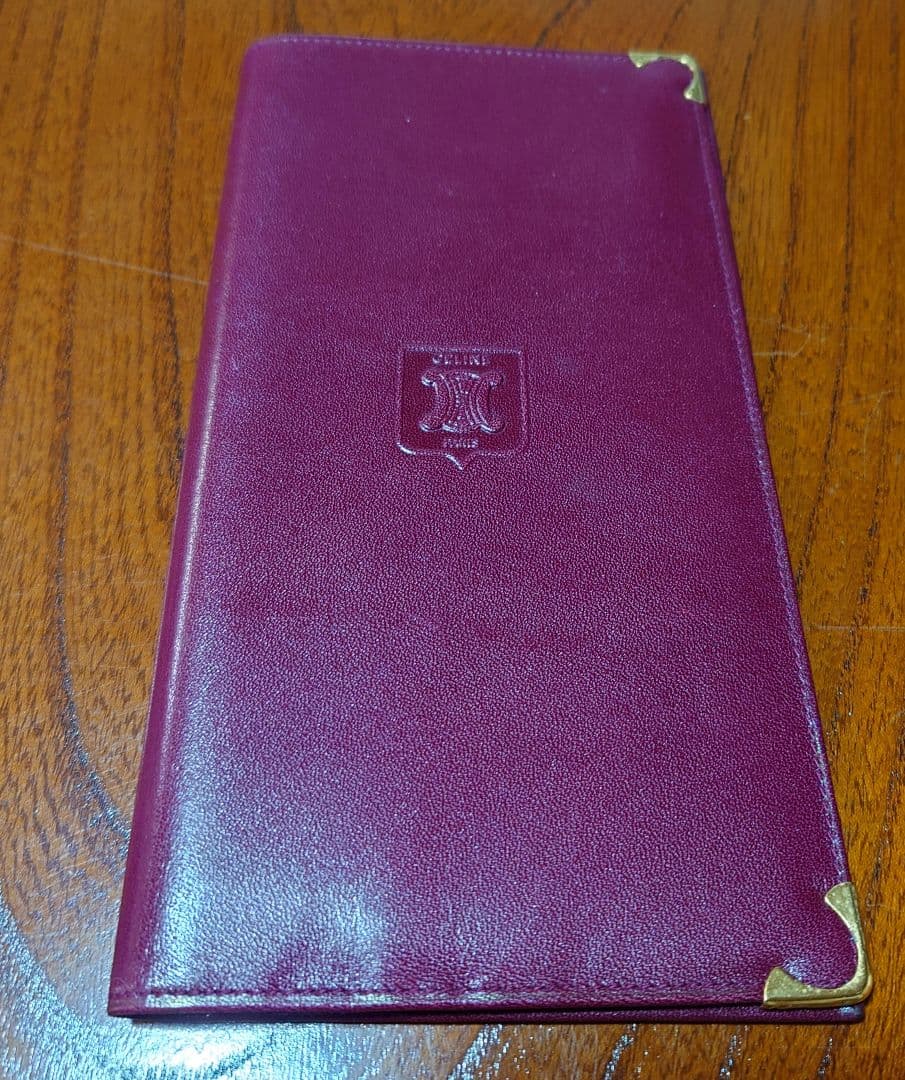 CELINE 二つ折り財布 ピンク/パープル ユニセックス パープル（紫）系