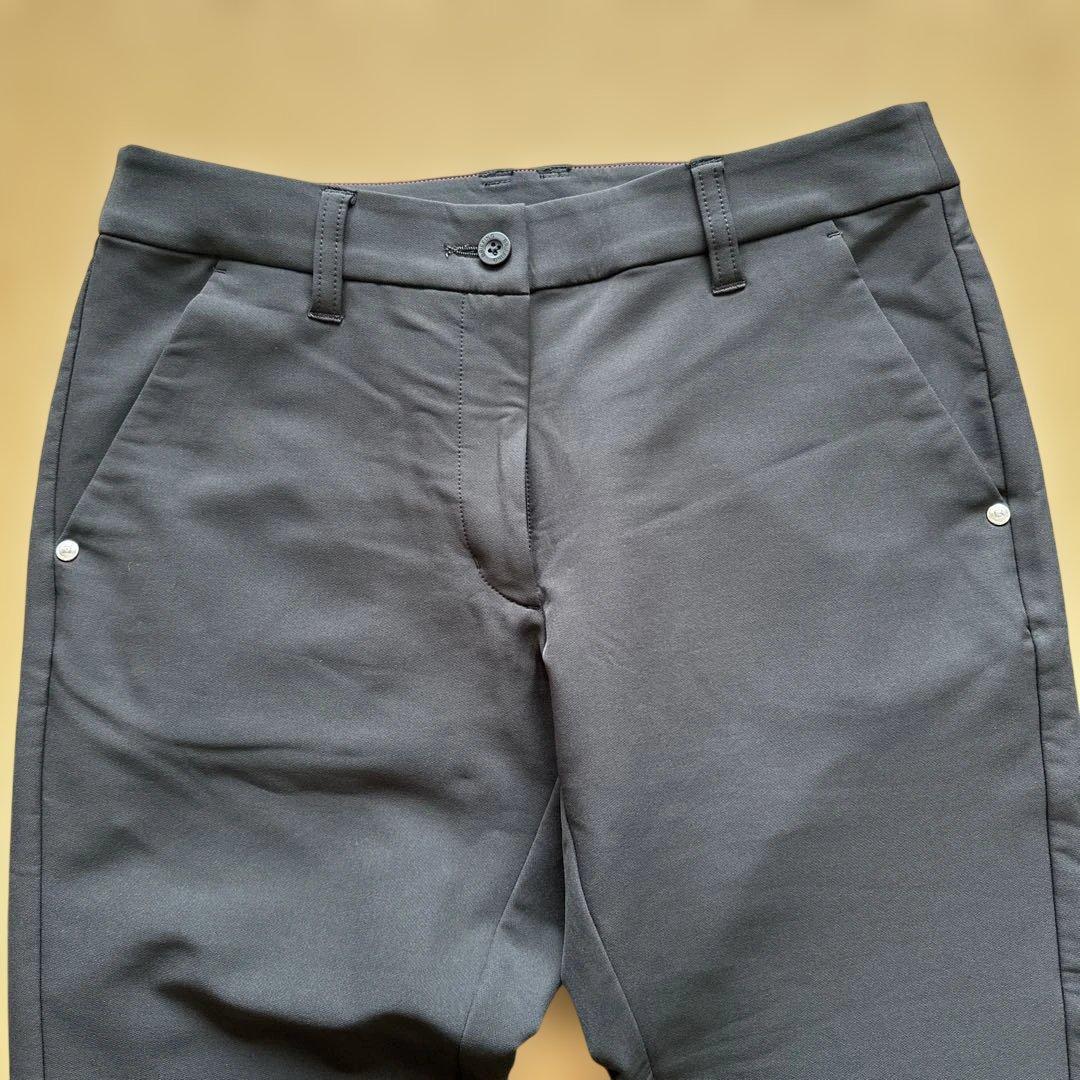 BRIEFING ブラック スリムフィットパンツ