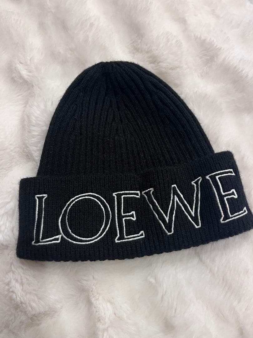 LOEWE 黒 ニット帽 ロゴ刺繍 LOEWE 黒 ニット帽 ロゴ刺繍 楽天市場】ロエベ LOEWE ニットキャップ