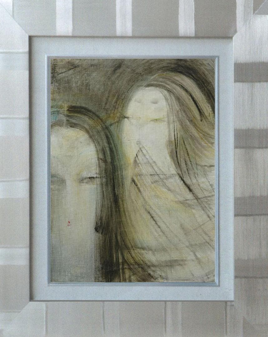 油絵 絵 絵画 インテリア 油絵 F6-050413 人物 女性像