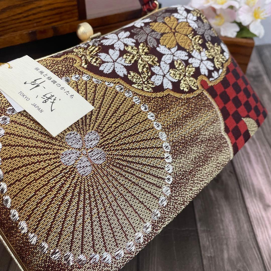 そ✨2007振袖などに✨西陣織 草履バッグ Lサイズ 少々訳あり新品