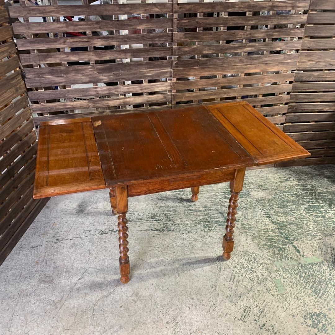 J762 ヴィンテージ 木製テーブル バタフライテーブル ツイストレッグ