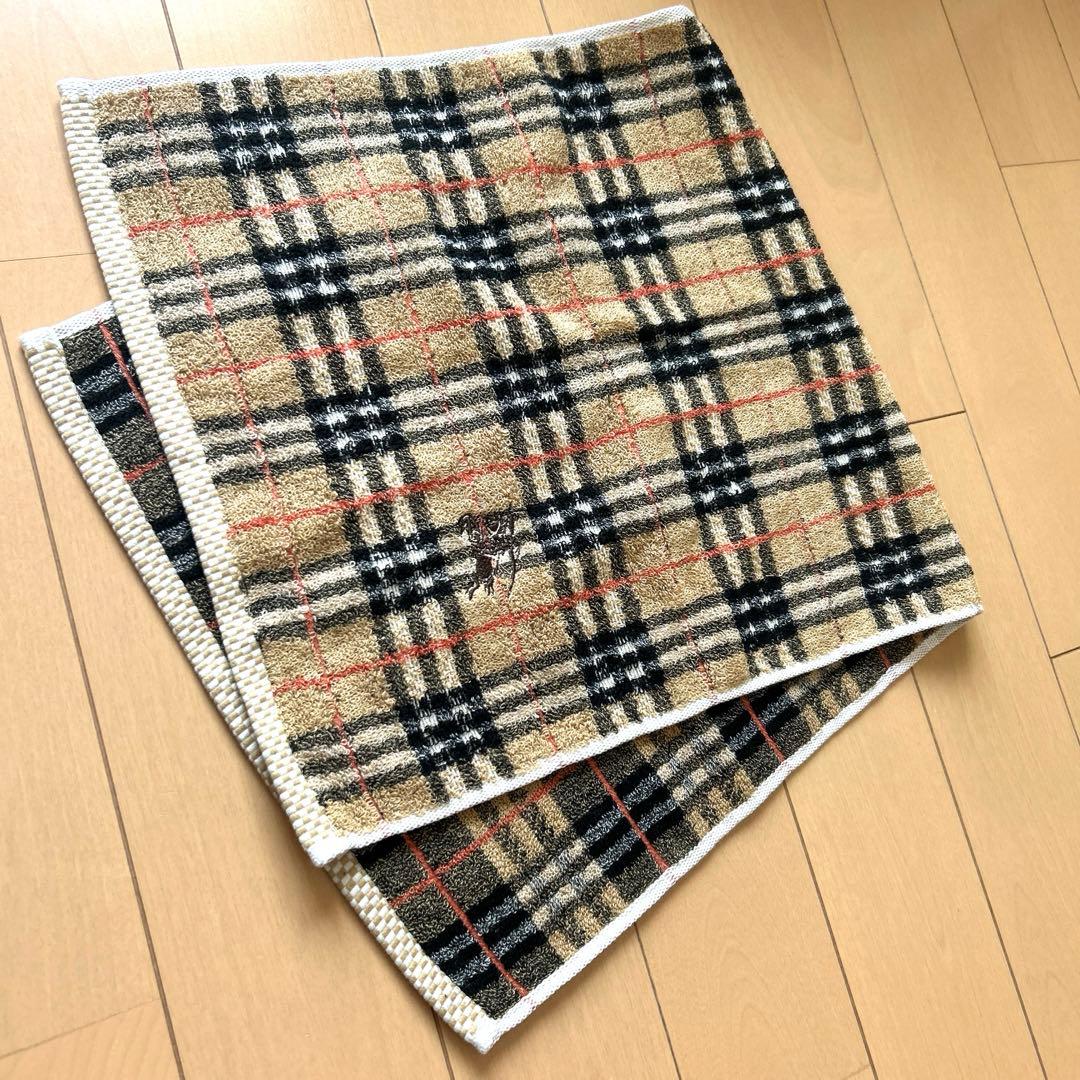 新品 未使用】バーバリー フェイスタオル BURBERRY ノバチェック 西川
