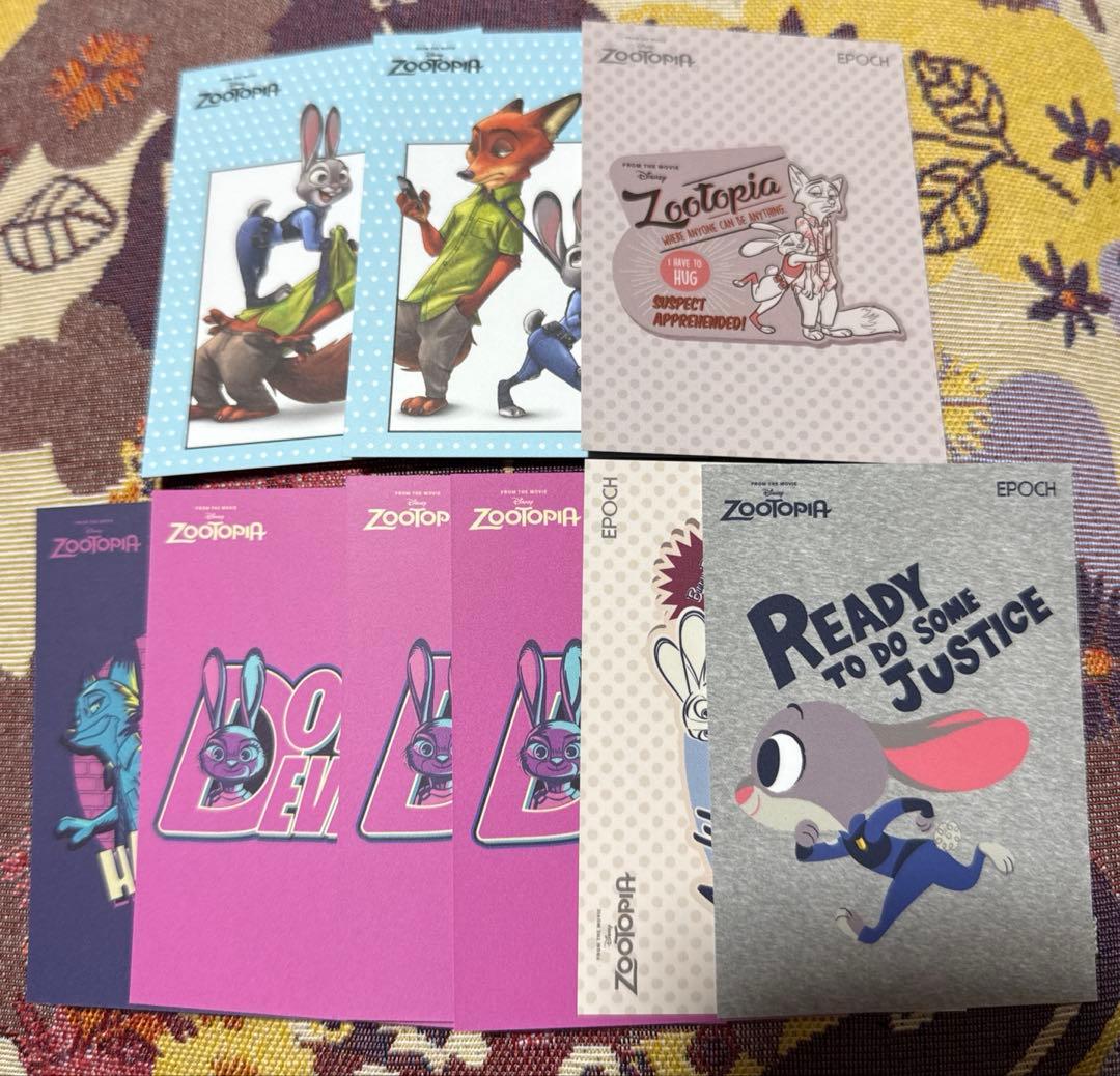 EPOCH ディズニーコレクションカード ズートピア ZOOTOPIA - メルカリ