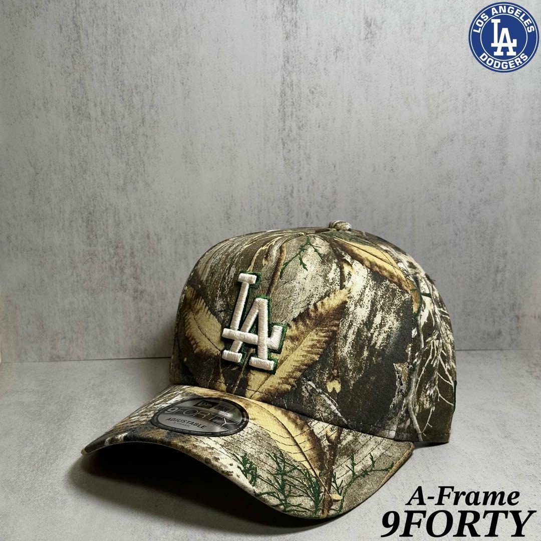 海外限定】 ドジャース 9FORTY リアルツリー サイドパッチ キャップ ①