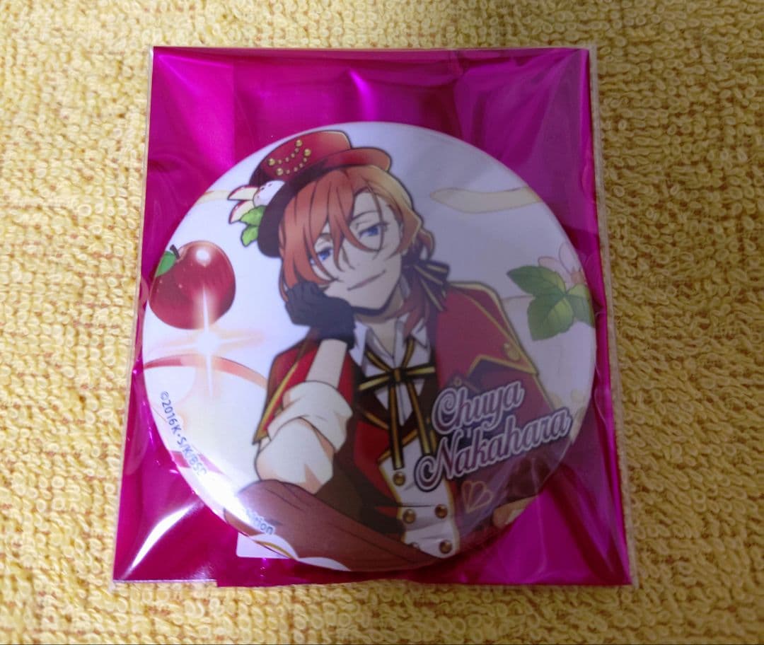 ①㊻文豪ストレイドッグス中原中也ヤングエースアニカフェ缶バッジ