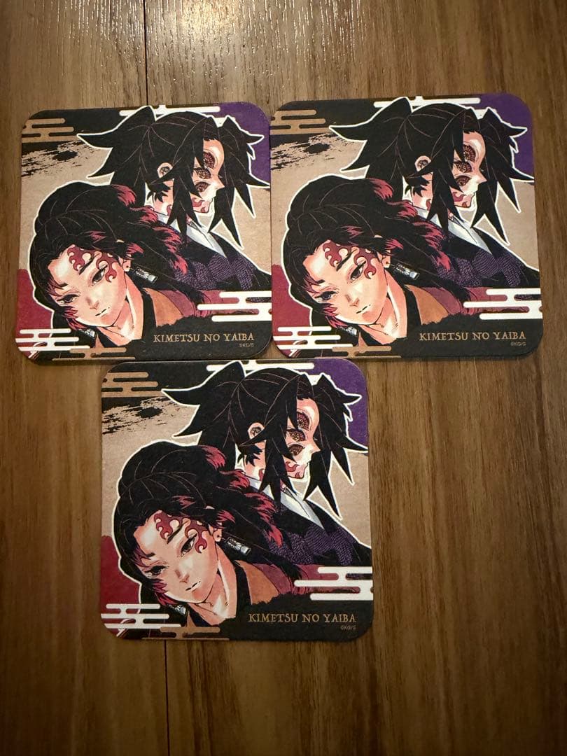 鬼滅の刃 ダイニング コースター 鬼舞辻無惨・上弦 8種 コンプセット 鬼滅