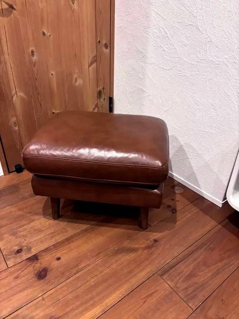 美品✨希少•廃盤品 UNICO MOLN ウニコ モルン オットマン　本革