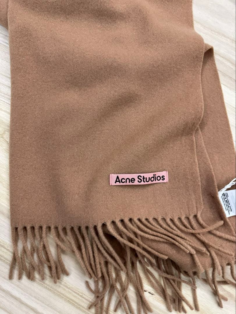 Acne Studios ベージュ マフラー ACNE STUDIOS(アクネ ストゥディオズ