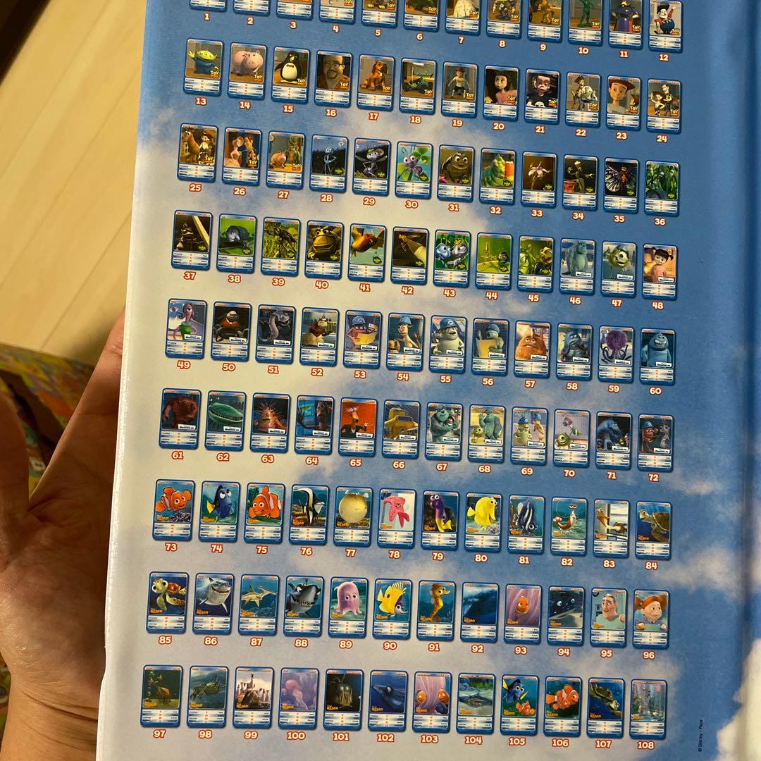 ディズニー　ピクサー　トレーディングカード　キャラクター　カード